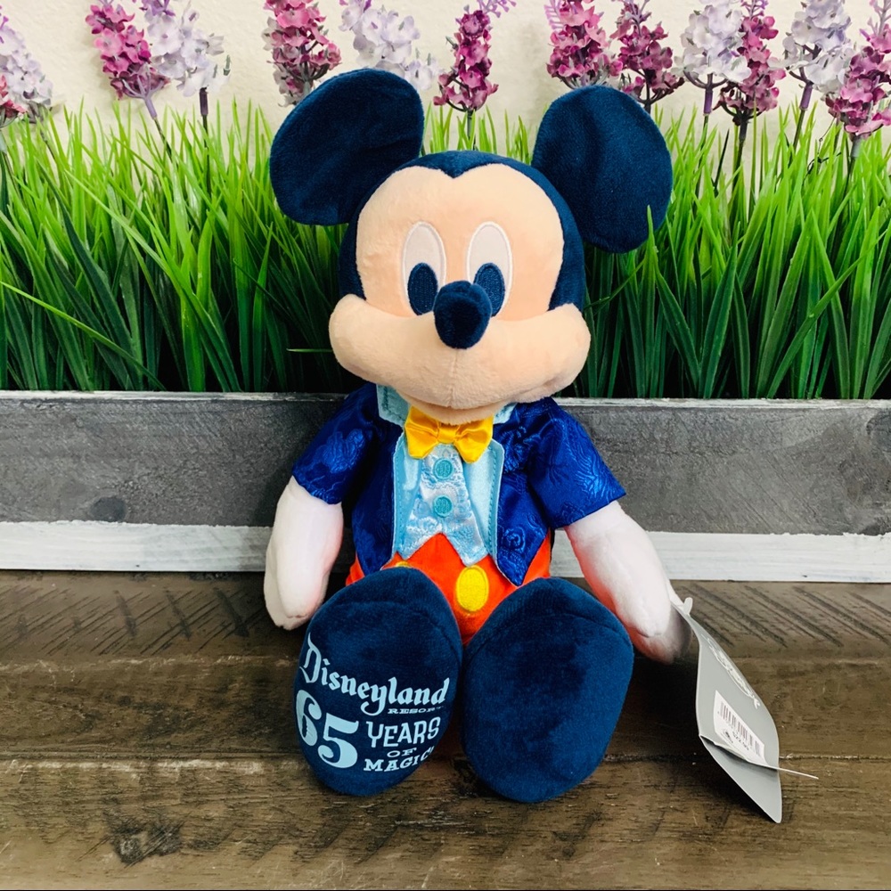 Disneyland 65th Anniversary Mickey Plush.